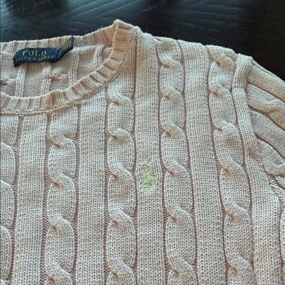 Polo by Ralph Lauren Light Pink Crewneck Sweater - Picture 2 of 4